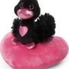 NICI Love Schwan Auf Herz GREEN, Schwarz, 10 Cm (48265) -Nici 26039669 01