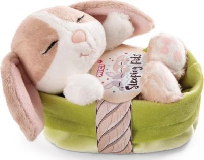 NICI Kuscheltier Hase Cappuccino 12cm Schlafend Im 3 NICI Kuscheltier Hase Cappuccino 12cm Schlafend Im
