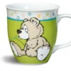 Nici 39109 PorzellanTasse "Pipi"-Bär Grau-beige 9,5x10cm Kaffeetasse Teetasse -Nici 39109 2048x1629