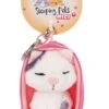 Nici 48839 Schlüsselanhänger Sleeping Pets 10cm Plüsch - Katze Gefleckt