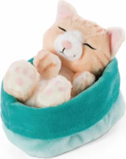 Nici 47145 Sleeping Kitties Schlafende Katze Im Körbchen 16cm Plüsch Rot -Nici 5fca3bf9e778a5733e633c58e5fc248d