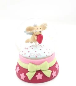 Nici 70475 Große Schneekugel Schüttelkugel Steinbeck Lillebi Engel Maus Mit Herz -Nici 70475 5