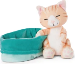 Nici 47145 Sleeping Kitties Schlafende Katze Im Körbchen 16cm Plüsch Rot -Nici 8dbe24f9aa4fe8c02c4d95b2d200eaed