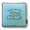 Nici 27590 Kissen Hund Mops Quadratisch 25x25cm Plüsch Kuschelkissen -Nici N27590