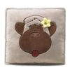Nici 29629 Kissen Monkey Love Affe Linda 32x32cm Plüsch Kuschelkissen -Nici N29629