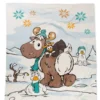Nici 44158 Kuschel-Decke Winter Glamour Rentier Gans Pinguin 125x160cm Plüsch -Nici a786c5bfa0af64bd9e0a6d3aa23c3215