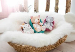 Nici 47145 Sleeping Kitties Schlafende Katze Im Körbchen 16cm Plüsch Rot -Nici a82ac127430b7698b58927c4693ebe4f