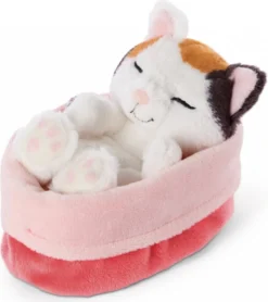 Nici 47140 Sleeping Kitties Schlafende Katze Im Körbchen 12cm Plüsch Glückskatze